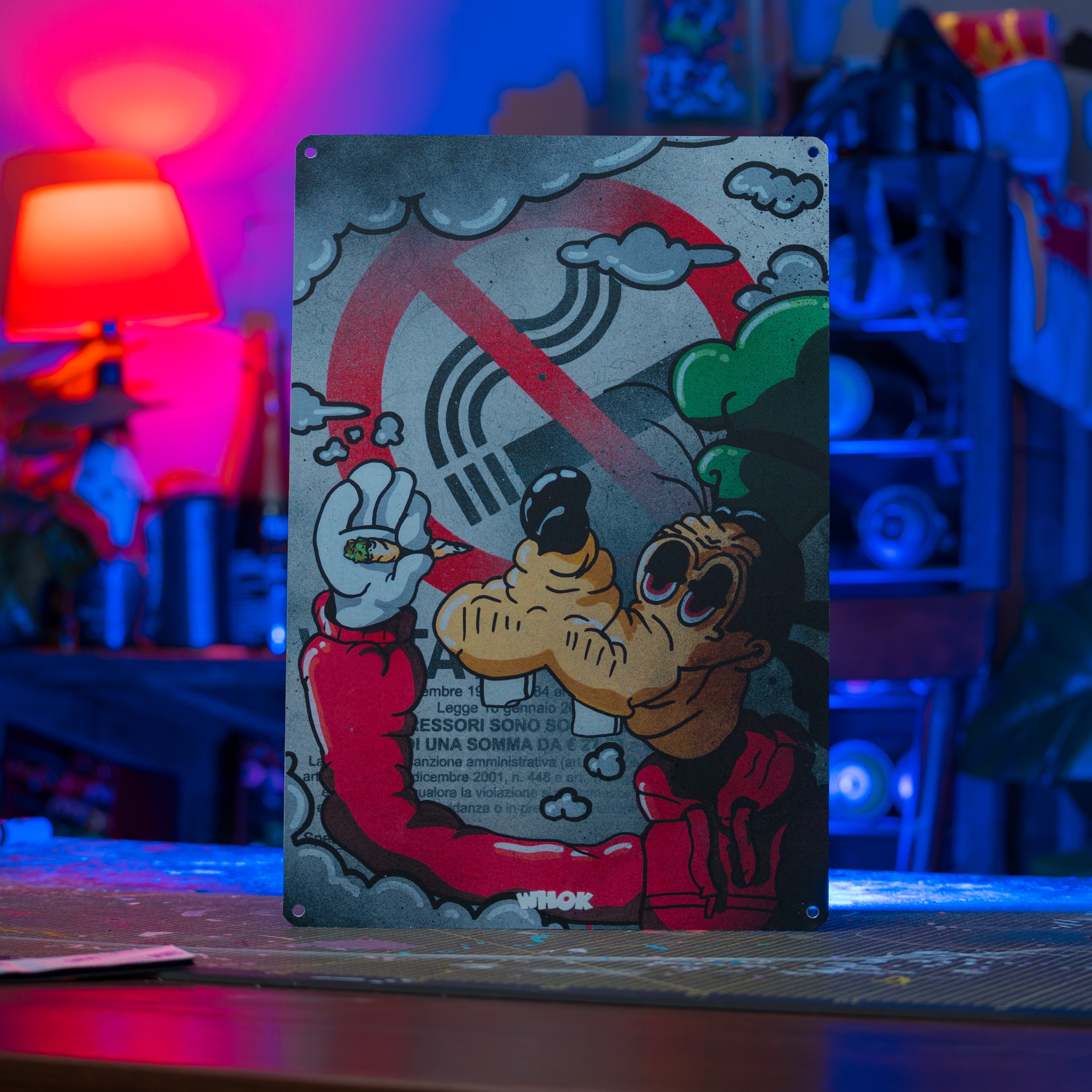 Pippo no smoking sign