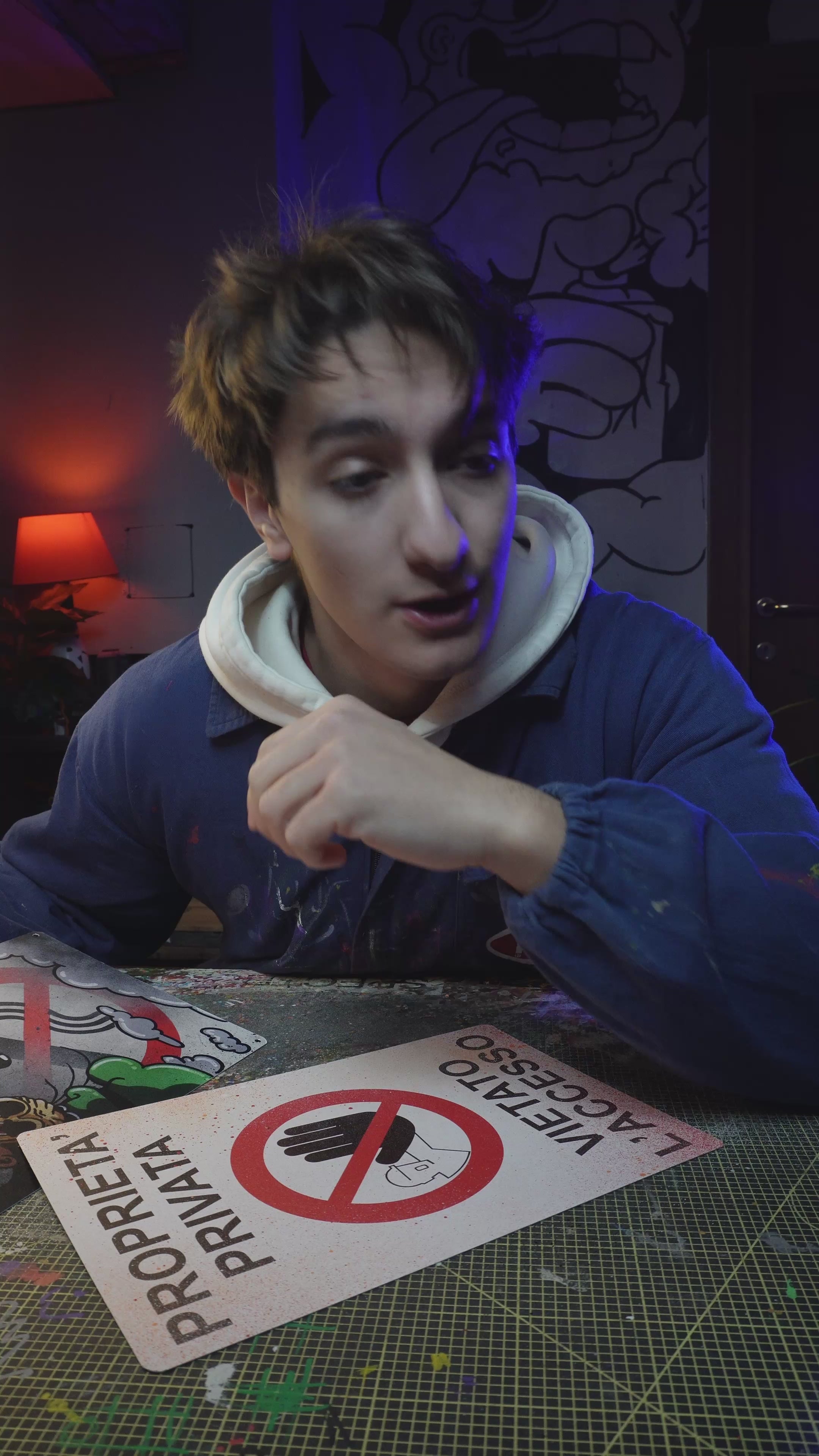 Bugs bunny & Lola private property sign